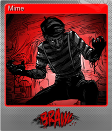 Series 1 - Card 2 of 8 - Mime