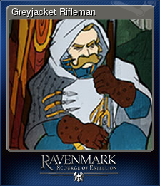 Series 1 - Card 4 of 8 - Greyjacket Rifleman