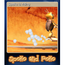Spoko is riding
