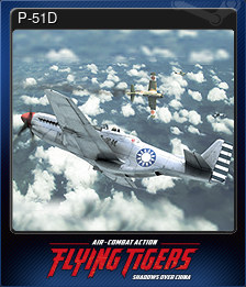 Series 1 - Card 4 of 7 - P-51D