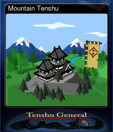 Series 1 - Card 5 of 6 - Mountain Tenshu