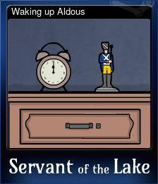 Series 1 - Card 13 of 13 - Waking up Aldous