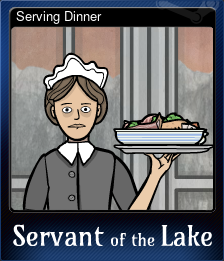 Series 1 - Card 12 of 13 - Serving Dinner