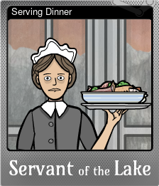 Series 1 - Card 12 of 13 - Serving Dinner
