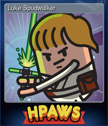 Series 1 - Card 7 of 10 - Luke Spudwalker