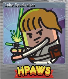 Series 1 - Card 7 of 10 - Luke Spudwalker