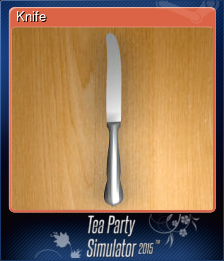 Series 1 - Card 4 of 9 - Knife