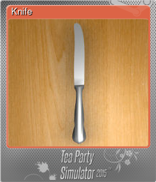 Series 1 - Card 4 of 9 - Knife