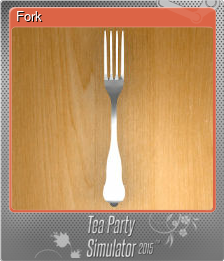 Series 1 - Card 2 of 9 - Fork