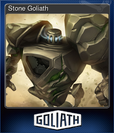 Series 1 - Card 2 of 8 - Stone Goliath