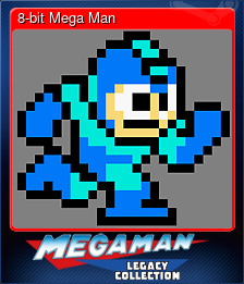 Series 1 - Card 8 of 8 - 8-bit Mega Man
