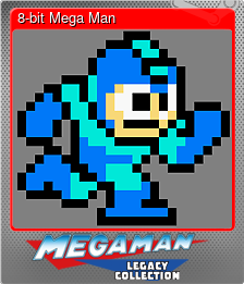 Series 1 - Card 8 of 8 - 8-bit Mega Man