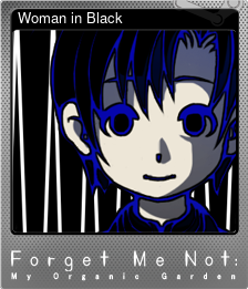 Series 1 - Card 4 of 7 - Woman in Black