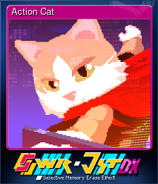 Series 1 - Card 3 of 6 - Action Cat