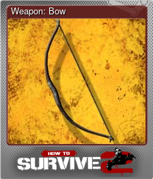 Series 1 - Card 1 of 10 - Weapon: Bow