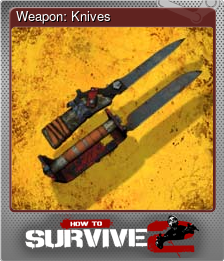 Series 1 - Card 6 of 10 - Weapon: Knives