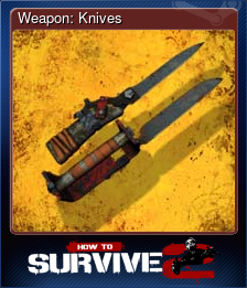 Series 1 - Card 6 of 10 - Weapon: Knives