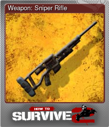 Series 1 - Card 9 of 10 - Weapon: Sniper Rifle