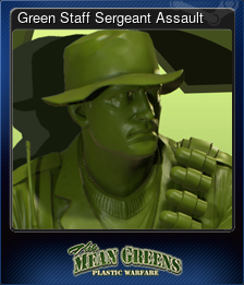 Green Staff Sergeant Assault
