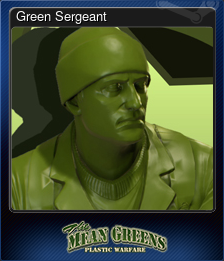 Series 1 - Card 4 of 13 - Green Sergeant