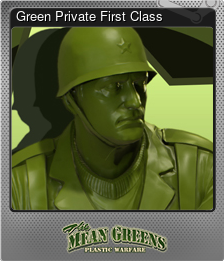 Series 1 - Card 2 of 13 - Green Private First Class