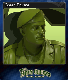 Series 1 - Card 1 of 13 - Green Private