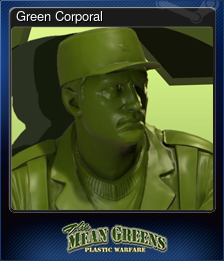 Series 1 - Card 3 of 13 - Green Corporal