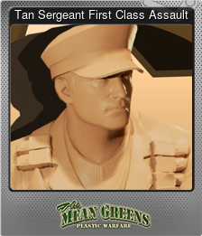 Series 1 - Card 12 of 13 - Tan Sergeant First Class Assault