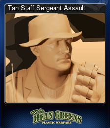 Series 1 - Card 11 of 13 - Tan Staff Sergeant Assault