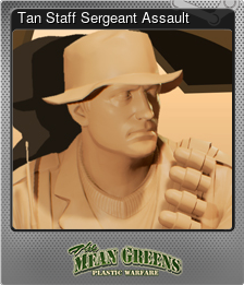 Series 1 - Card 11 of 13 - Tan Staff Sergeant Assault