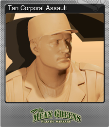 Series 1 - Card 9 of 13 - Tan Corporal Assault