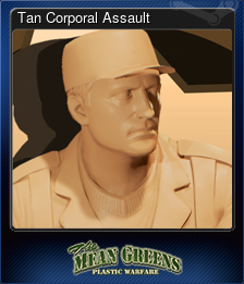 Series 1 - Card 9 of 13 - Tan Corporal Assault