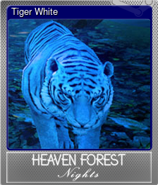 Series 1 - Card 9 of 10 - Tiger White