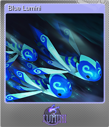 Series 1 - Card 2 of 5 - Blue Lumini