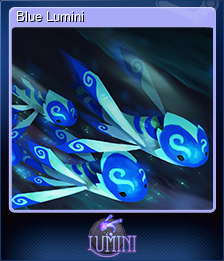 Series 1 - Card 2 of 5 - Blue Lumini