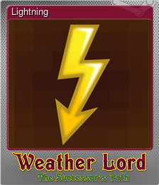Series 1 - Card 2 of 5 - Lightning