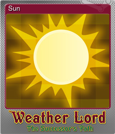 Series 1 - Card 5 of 5 - Sun