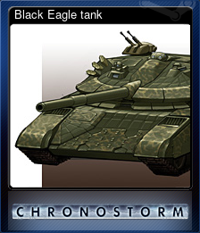 Series 1 - Card 3 of 6 - Black Eagle tank