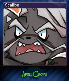 Series 1 - Card 5 of 5 - Scallion