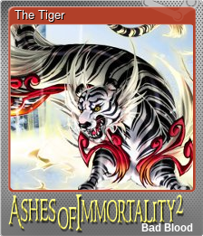 Series 1 - Card 2 of 5 - The Tiger