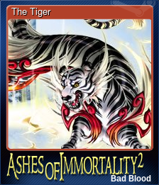 Series 1 - Card 2 of 5 - The Tiger