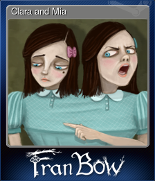 Series 1 - Card 5 of 7 - Clara and Mia