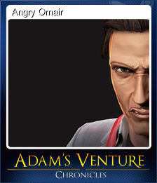 Series 1 - Card 2 of 6 - Angry Omair