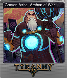 Series 1 - Card 2 of 9 - Graven Ashe, Archon of War