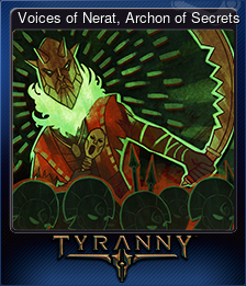 Series 1 - Card 3 of 9 - Voices of Nerat, Archon of Secrets