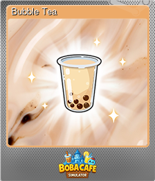 Series 1 - Card 3 of 10 - Bubble Tea
