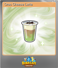 Series 1 - Card 1 of 10 - Oreo Cheese Latte