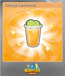 Series 1 - Card 5 of 10 - Orange Lemonade