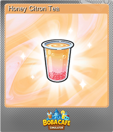 Series 1 - Card 8 of 10 - Honey Citron Tea