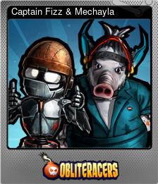 Series 1 - Card 1 of 8 - Captain Fizz & Mechayla